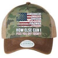 How Else Can I Piss You Off Today Us Flag Legacy Tie Dye Trucker Hat