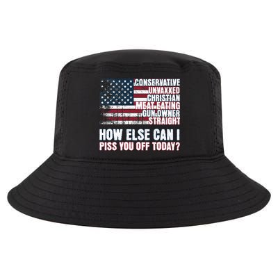 How Else Can I Piss You Off Today Us Flag Cool Comfort Performance Bucket Hat