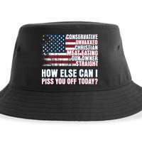 How Else Can I Piss You Off Today Us Flag Sustainable Bucket Hat