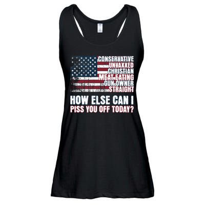 How Else Can I Piss You Off Today Us Flag Ladies Essential Flowy Tank