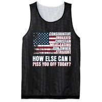 How Else Can I Piss You Off Today Us Flag Mesh Reversible Basketball Jersey Tank