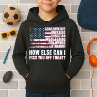How Else Can I Piss You Off Today Us Flag Kids Hoodie