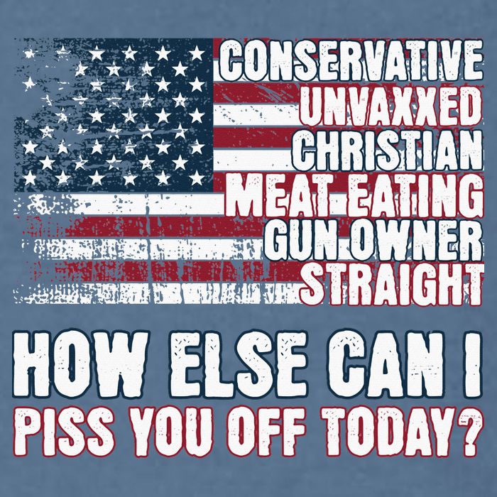 How Else Can I Piss You Off Today Us Flag Garment-Dyed Sweatshirt
