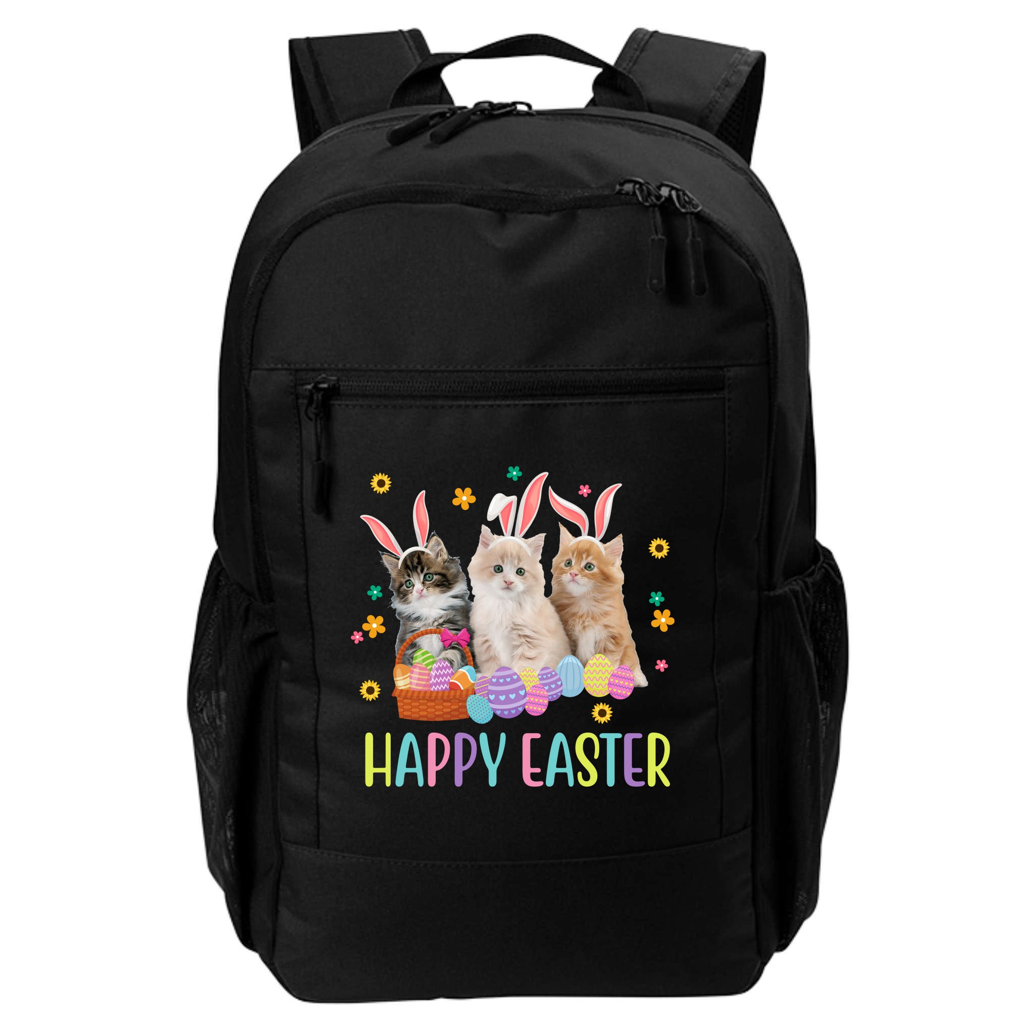 Happy Easter Cute Cat Lover Holiday Backpack