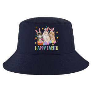 Happy Easter Cute Cat Lover Holiday Cool Comfort Performance Bucket Hat