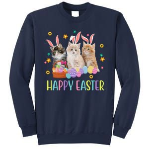 Happy Easter Cute Cat Lover Holiday Sweatshirt