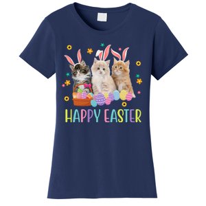 Happy Easter Cute Cat Lover Holiday Women's T-Shirt