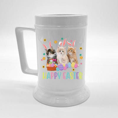 Happy Easter Cute Cat Lover Holiday Beer Stein