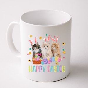 Happy Easter Cute Cat Lover Holiday Coffee Mug