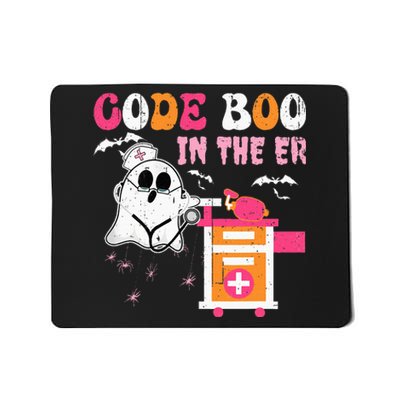 Halloween ER Costume ER Boo Boo Crew Nurse Ghost Nursing Mousepad