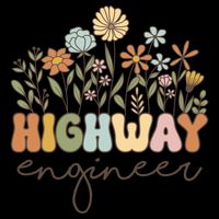 Highway Engineer Civil Engineering Transportation Cool Gift Cooling Performance Crew T-Shirt