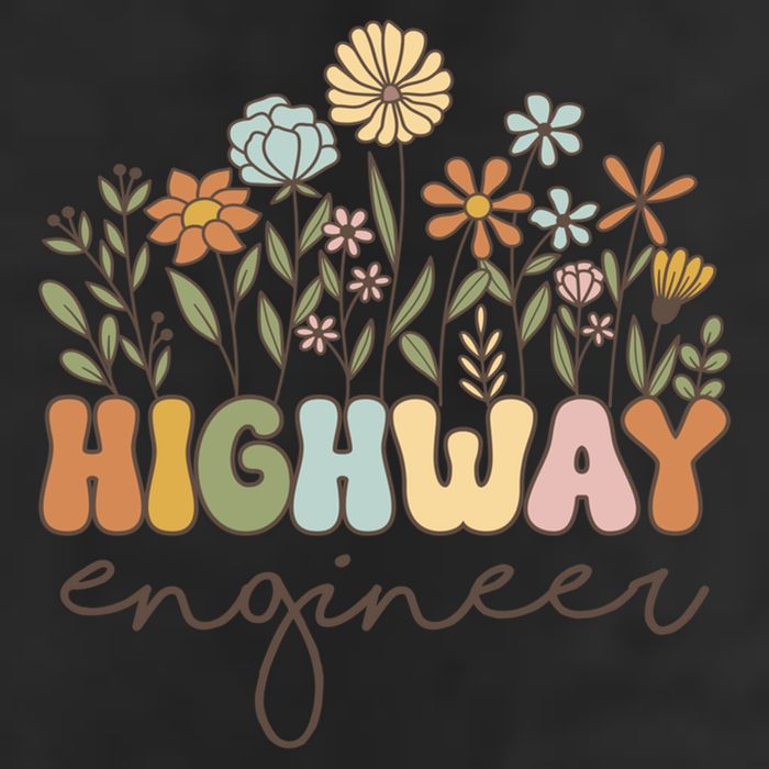 Highway Engineer Civil Engineering Transportation Cool Gift Adult Drive Performance Visor