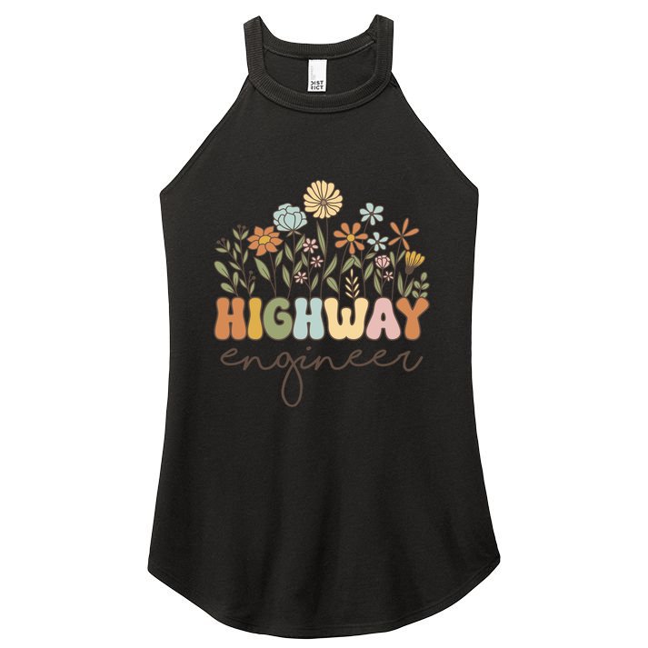Highway Engineer Civil Engineering Transportation Cool Gift Women's Perfect Tri Rocker Tank
