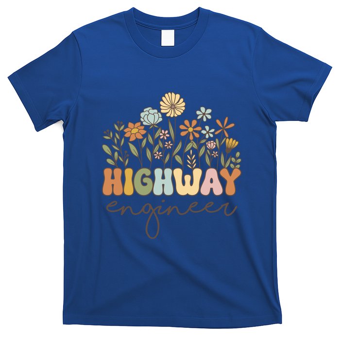 Highway Engineer Civil Engineering Transportation Cool Gift T-Shirt