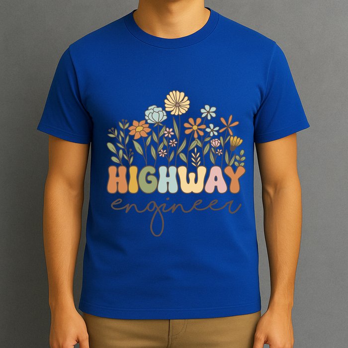 Highway Engineer Civil Engineering Transportation Cool Gift T-Shirt