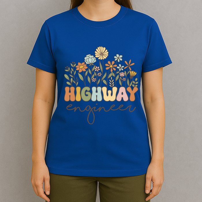 Highway Engineer Civil Engineering Transportation Cool Gift T-Shirt