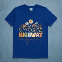 Highway Engineer Civil Engineering Transportation Cool Gift T-Shirt
