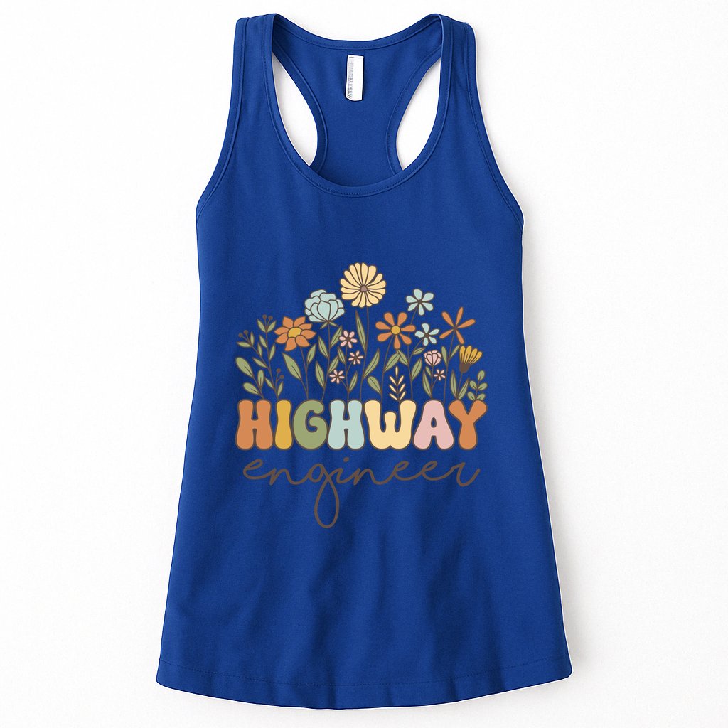 Highway Engineer Civil Engineering Transportation Cool Gift Womens Tank Top