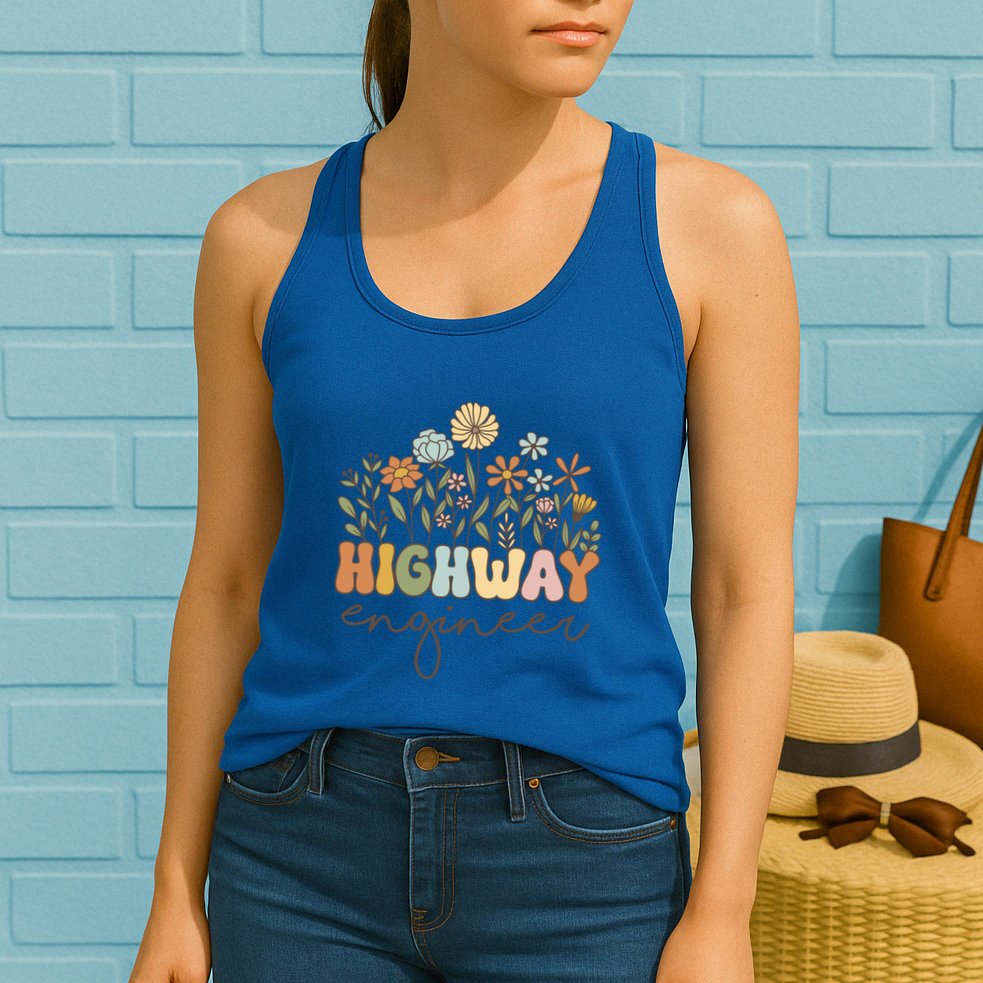 Highway Engineer Civil Engineering Transportation Cool Gift Womens Tank Top
