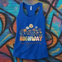 Highway Engineer Civil Engineering Transportation Cool Gift Womens Tank Top