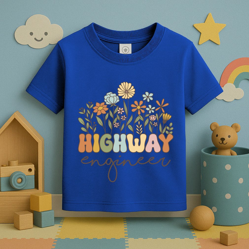 Highway Engineer Civil Engineering Transportation Cool Gift Toddler T-Shirt