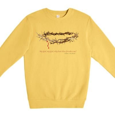 Holiday & Easter Crown Of Thorns Premium Crewneck Sweatshirt