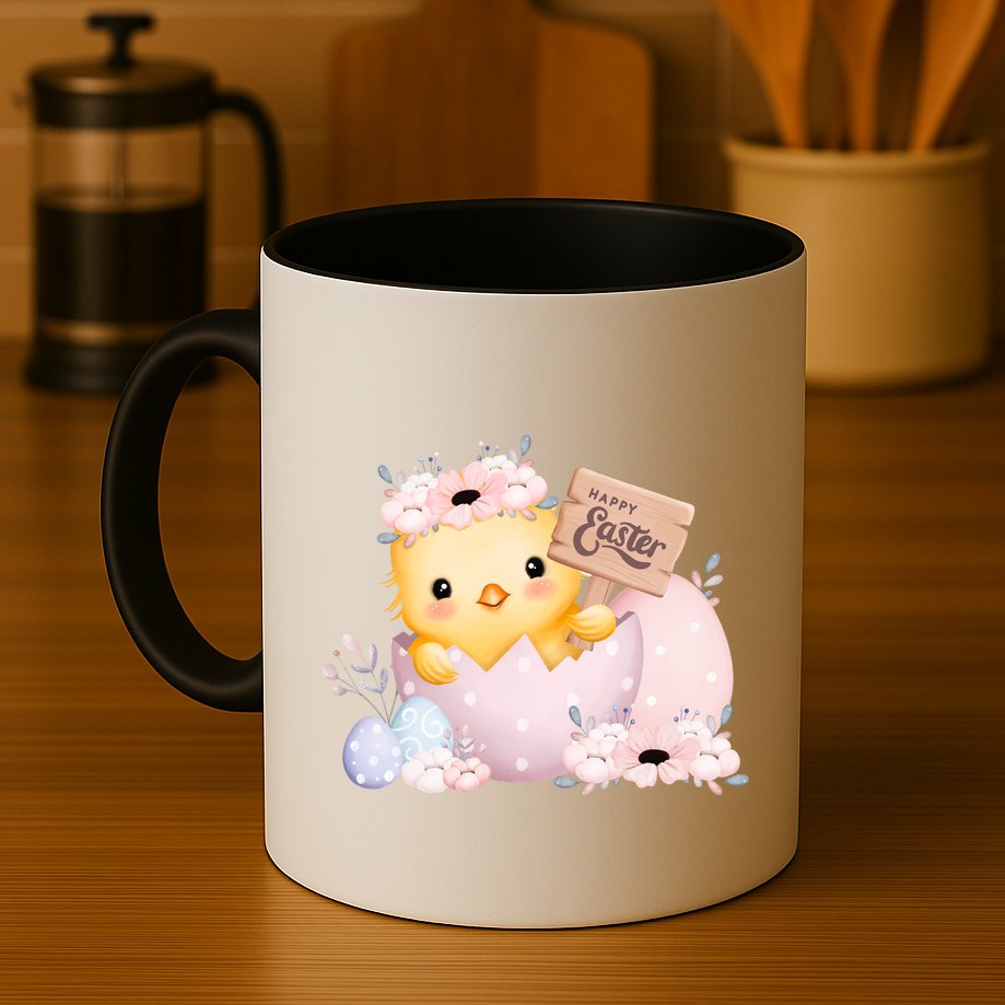 Happy Easter Cute Chick Easter Sunday Mug