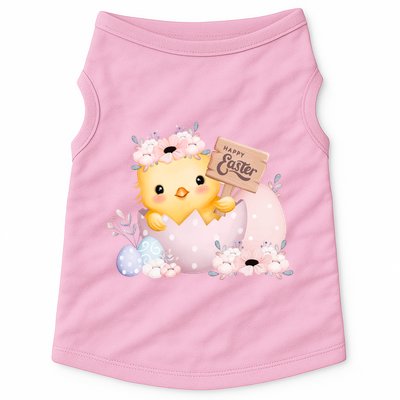 Happy Easter Cute Chick Easter Sunday Doggie Tank