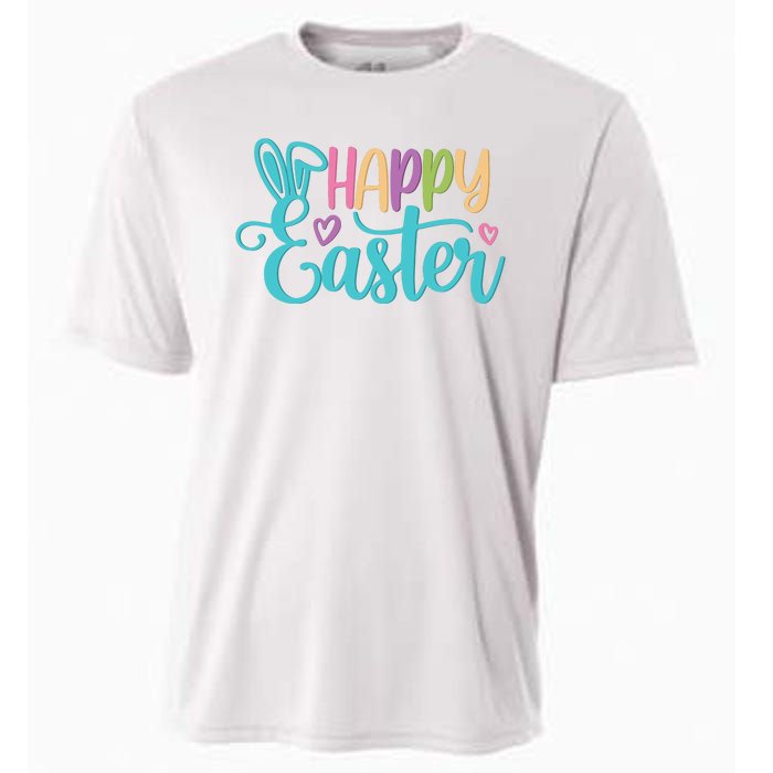 Happy Easter Cute Holiday Cooling Performance Crew T-Shirt