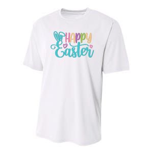 Happy Easter Cute Holiday Youth Performance Sprint T-Shirt