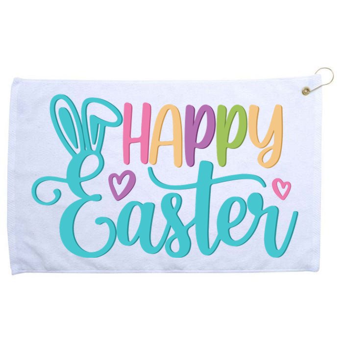 Happy Easter Cute Holiday Grommeted Golf Towel