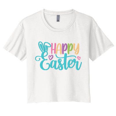Happy Easter Cute Holiday Crop Top