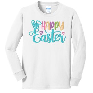 Happy Easter Cute Holiday Kids Long Sleeve Shirt