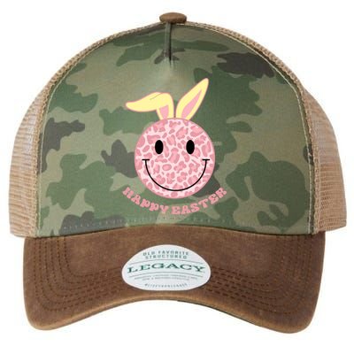 Happy Easter Cute Smile Face Pink Patterns Legacy Tie Dye Trucker Hat