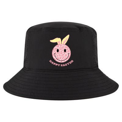 Happy Easter Cute Smile Face Pink Patterns Cool Comfort Performance Bucket Hat