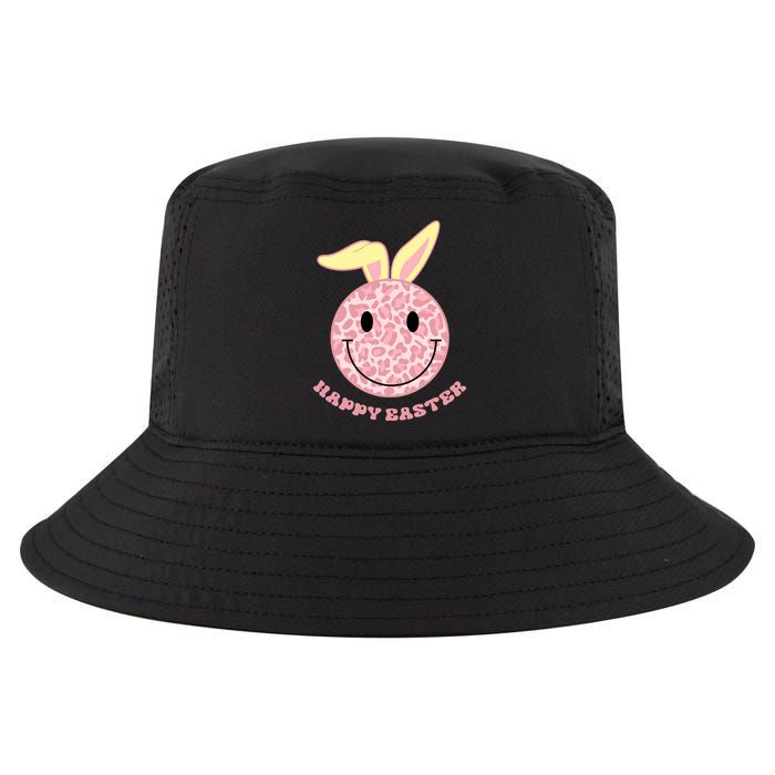 Happy Easter Cute Smile Face Pink Patterns Cool Comfort Performance Bucket Hat