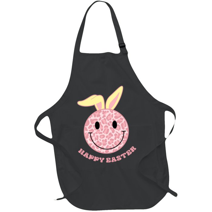 Happy Easter Cute Smile Face Pink Patterns Apron