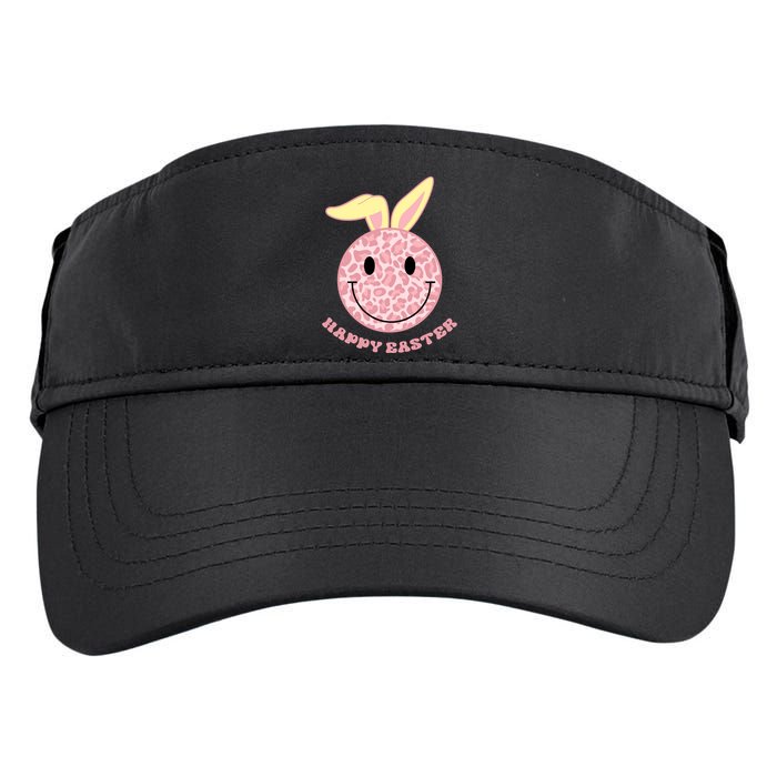 Happy Easter Cute Smile Face Pink Patterns Adult Drive Performance Visor