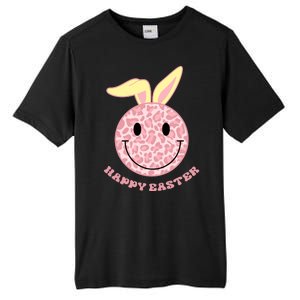 Happy Easter Cute Smile Face Pink Patterns Tall Fusion ChromaSoft Performance T-Shirt