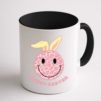 Happy Easter Cute Smile Face Pink Patterns Mug