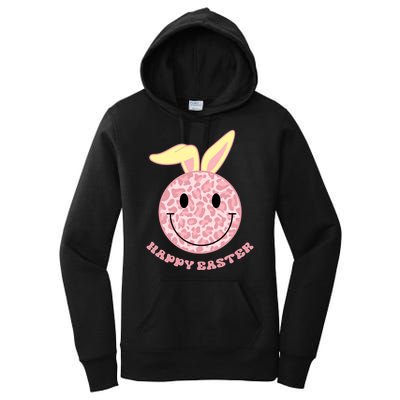 Happy Easter Cute Smile Face Pink Patterns Women's Pullover Hoodie