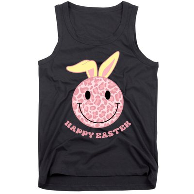 Happy Easter Cute Smile Face Pink Patterns Tank Top
