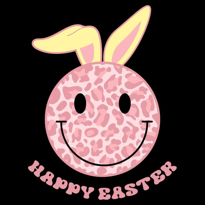 Happy Easter Cute Smile Face Pink Patterns Wool Snapback Cap