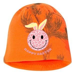 Happy Easter Cute Smile Face Pink Patterns Kati - Camo Knit Beanie