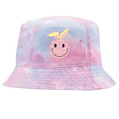 Happy Easter Cute Smile Face Pink Patterns Tie-Dyed Bucket Hat