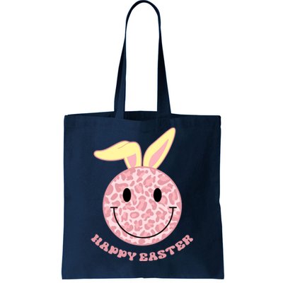 Happy Easter Cute Smile Face Pink Patterns Tote Bag