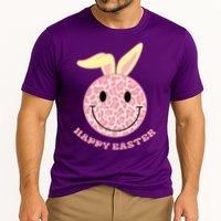 Happy Easter Cute Smile Face Pink Patterns Cooling Performance Crew T-Shirt