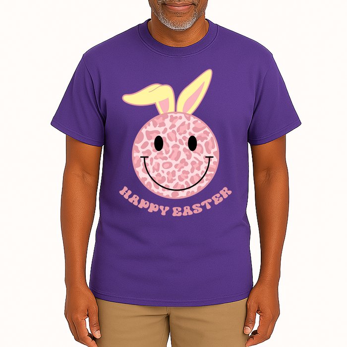 Happy Easter Cute Smile Face Pink Patterns Tall T-Shirt