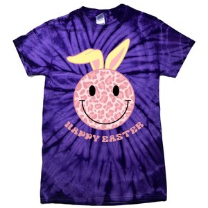 Happy Easter Cute Smile Face Pink Patterns Tie-Dye T-Shirt