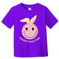 Happy Easter Cute Smile Face Pink Patterns Toddler T-Shirt